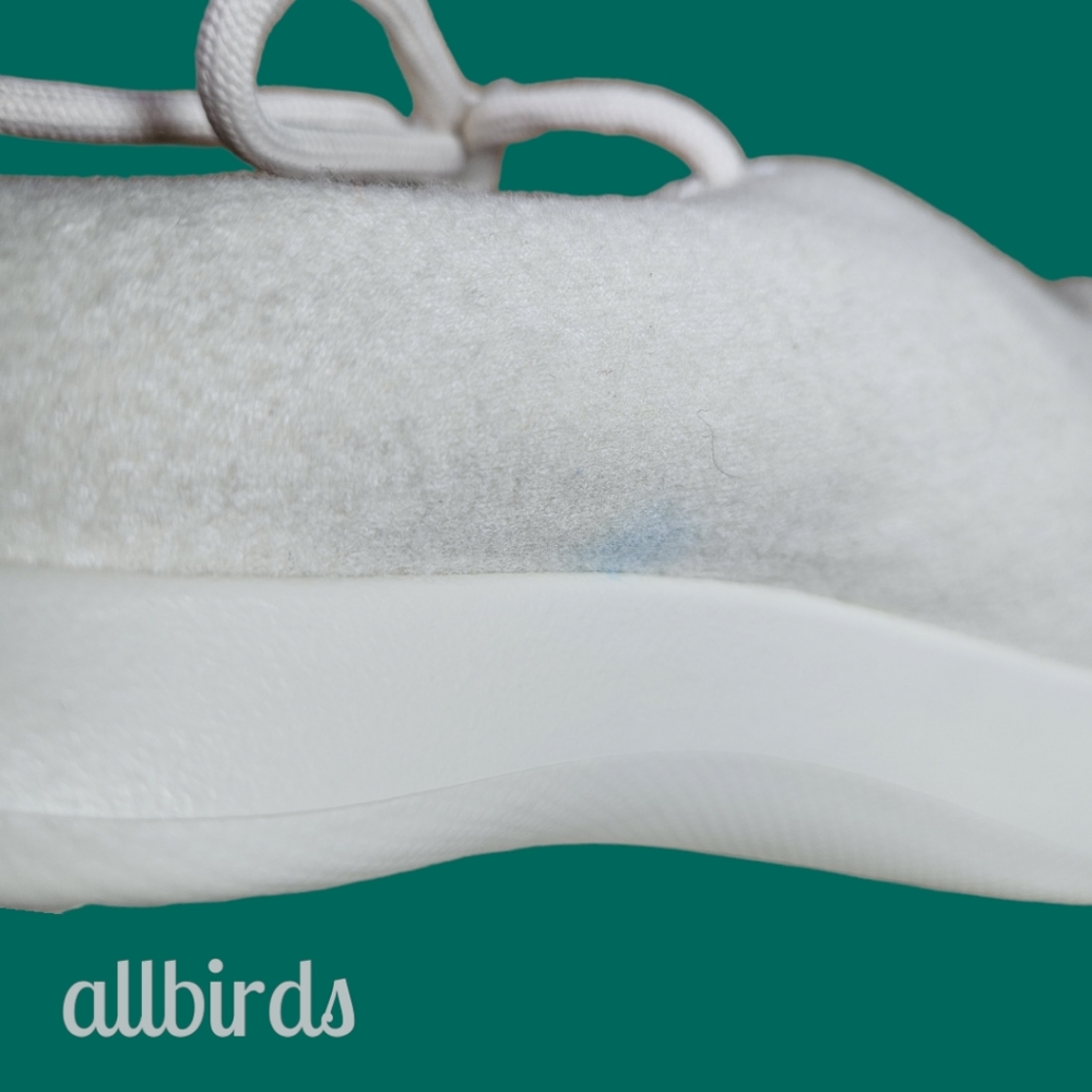 allbirds Women’s White Wool Runner Sneaker - Picture 10 of 13